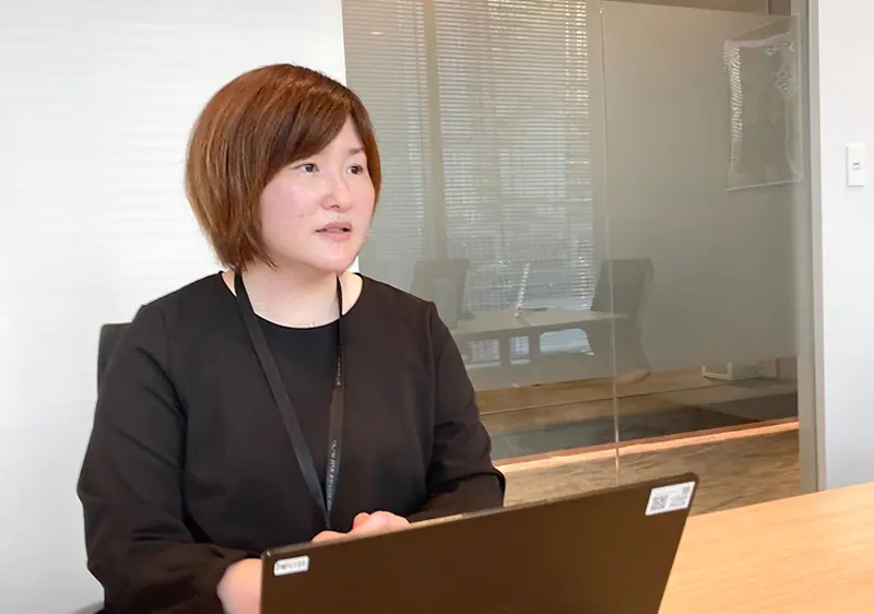 インタビュー写真